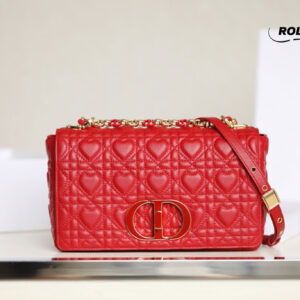 Túi Dior Caro Bag Medium Dioramour Red Mini