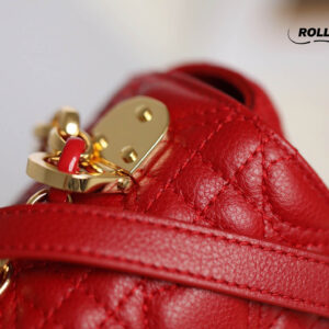 Túi Dior Caro Bag Medium Dioramour Red Mini