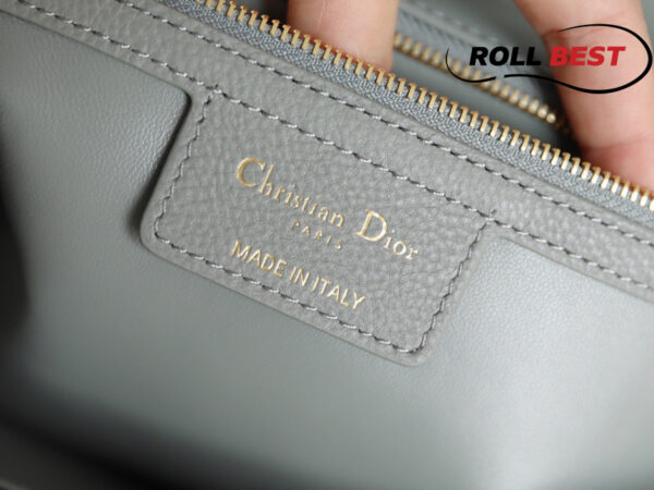 Túi Dior Caro Bag Stone Gray Supple Cannage Calfskin Women Small