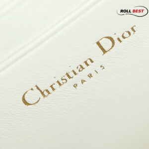 Túi Dior Caro Box Bag White Calfskin