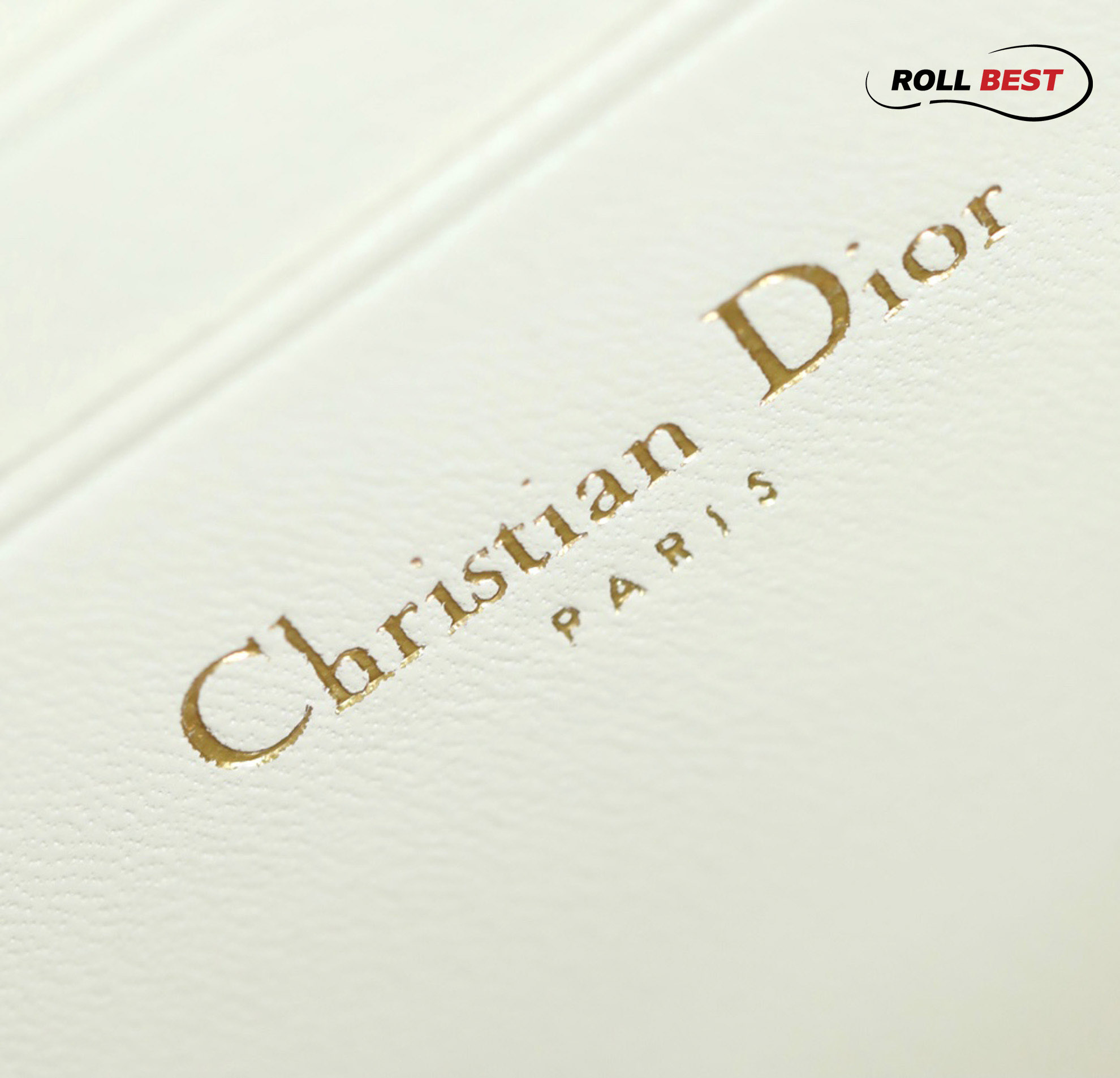 Túi Dior Caro Box Bag White Calfskin