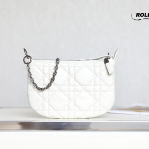 Túi Dior HandBags Mini Dior Caro Tulip Bag White