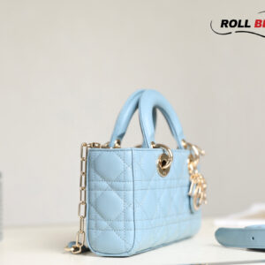 Túi Dior Lady D-Joy Bag Horizon Blue Cannage Lambskin