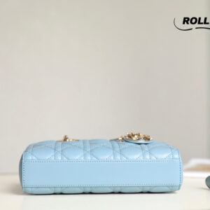 Túi Dior Lady D-Joy Bag Horizon Blue Cannage Lambskin