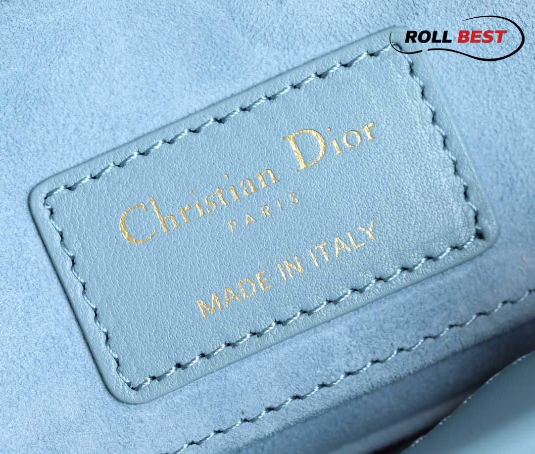 Túi Dior Lady D-Joy Bag Horizon Blue Cannage Lambskin