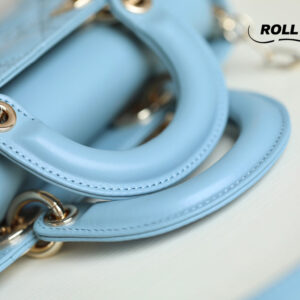 Túi Dior Lady D-Joy Bag Horizon Blue Cannage Lambskin