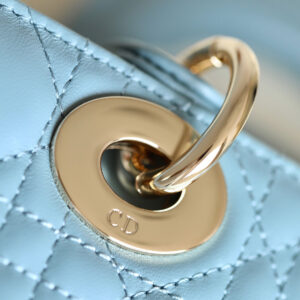 Túi Dior Lady D-Joy Bag Horizon Blue Cannage Lambskin