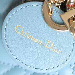 Túi Dior Lady D-Joy Bag Horizon Blue Cannage Lambskin