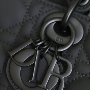 Túi Dior Lady D-Joy Bag Ultramatte Black Cannage Calfskin