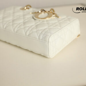 Túi Dior Lady D-JOY chain Bag Lambskin White