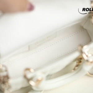 Túi Dior Lady D-Joy Micro Bag White Latte Lambskin