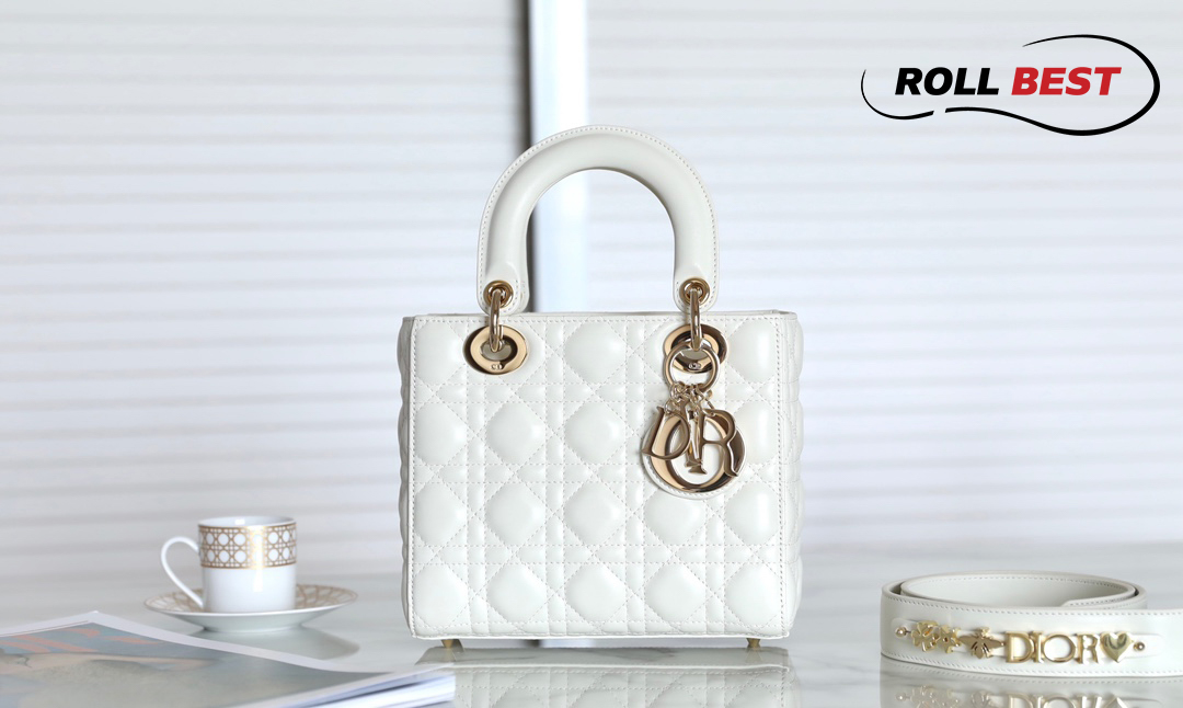 Túi Dior Lady My Abcdior Bag White