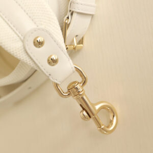 Túi Dior Lambskin Lady Dior Ivory White Gold Hardware