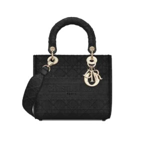 Túi Dior MediumLlady D-lite Bag Black