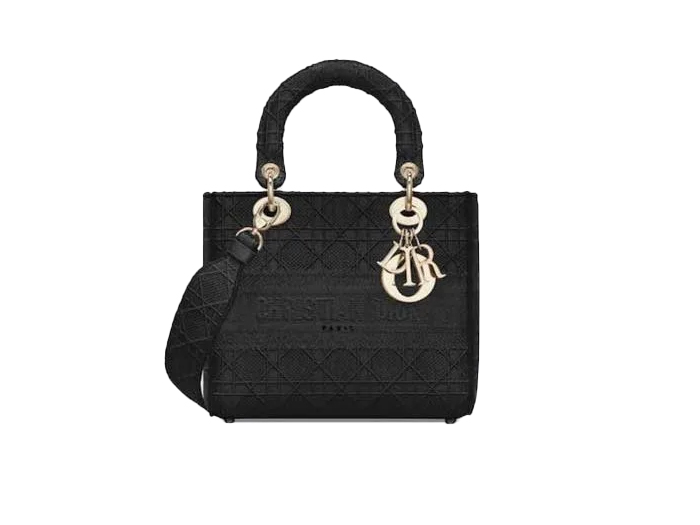 Túi Dior MediumLlady D-lite Bag Black