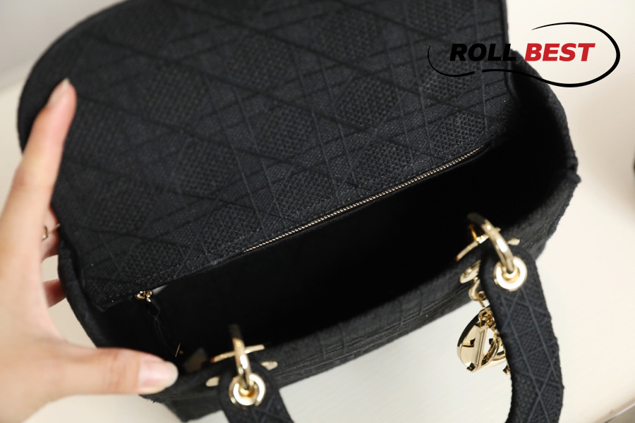 Túi Dior MediumLlady D-lite Bag Black