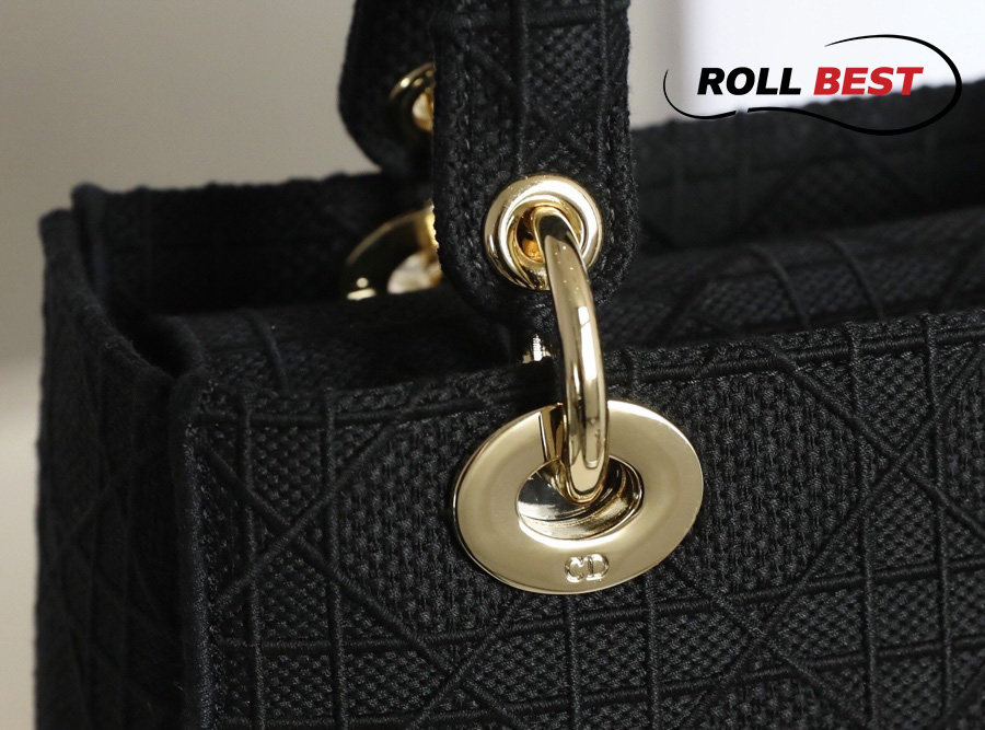 Túi Dior MediumLlady D-lite Bag Black