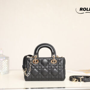 Túi Dior Micro Lady D-joy Bag 'Gold Black'