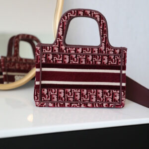 Túi Dior Mini Book Tote Red