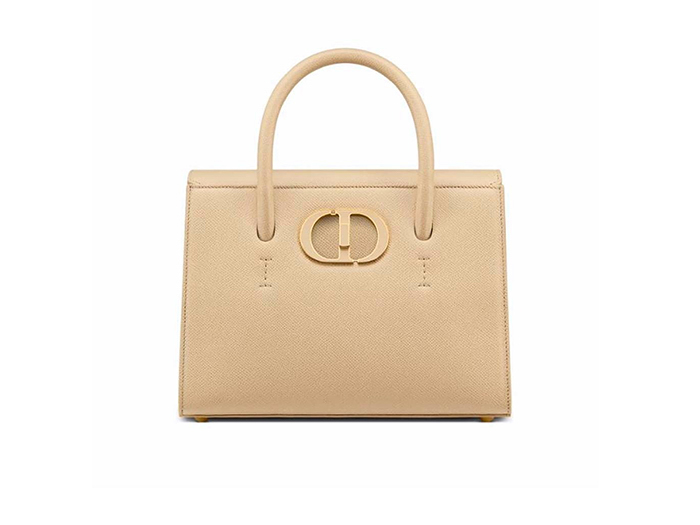 TÚI Dior ST Honore Tote Latte Grained Calfskin-Sandy