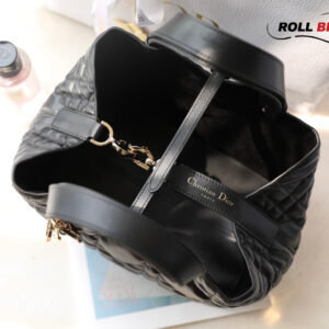 Túi Dior Toujours Bag Black Macrocannage Calfskin