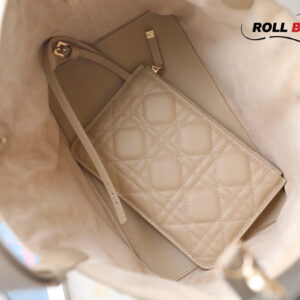 Túi Dior Toujours Bag Powder Beige Macrocannage Calfskin