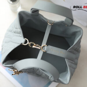 Túi Dior Toujours Bag Stone Gray Macrocannage Calfskin