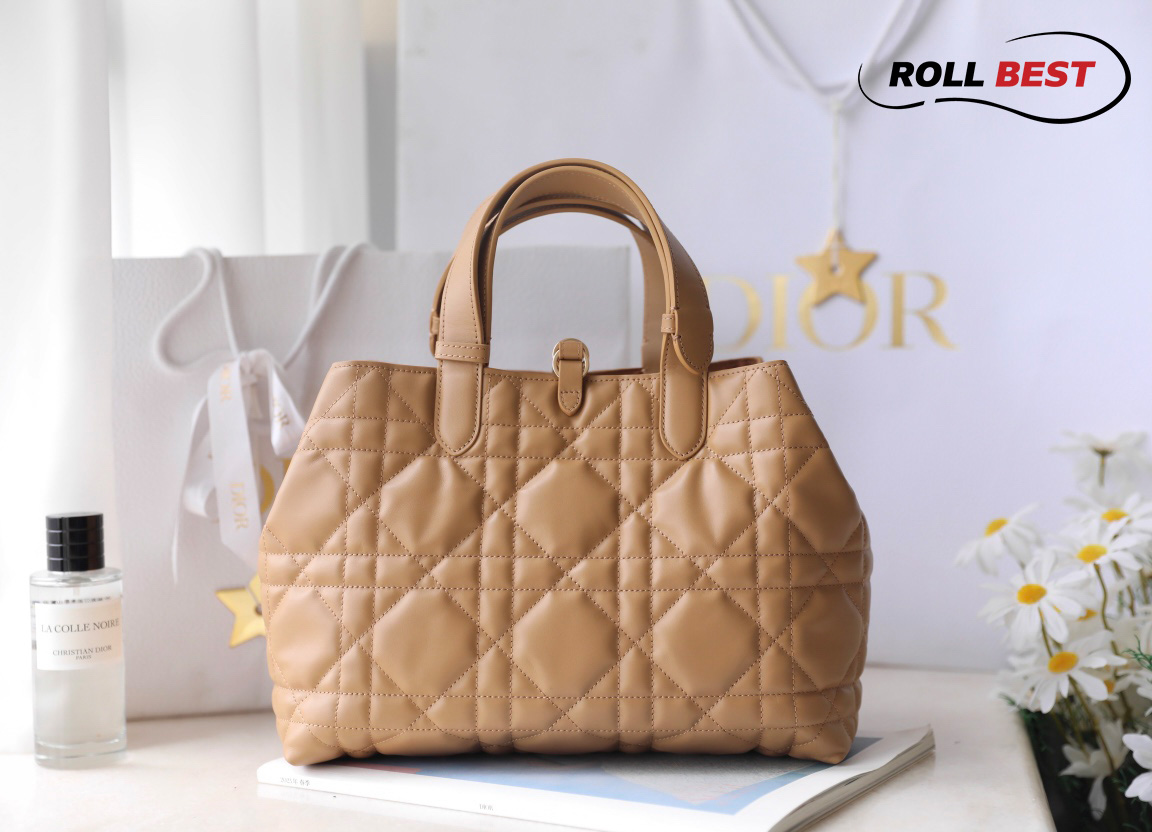 Túi Dior Toujours Bag Tan Macrocannage Calfskin