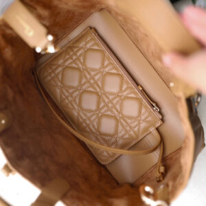 Túi Dior Toujours Bag Tan Macrocannage Calfskin