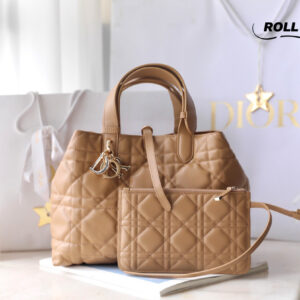 Túi Dior Toujours Bag Tan Macrocannage Calfskin