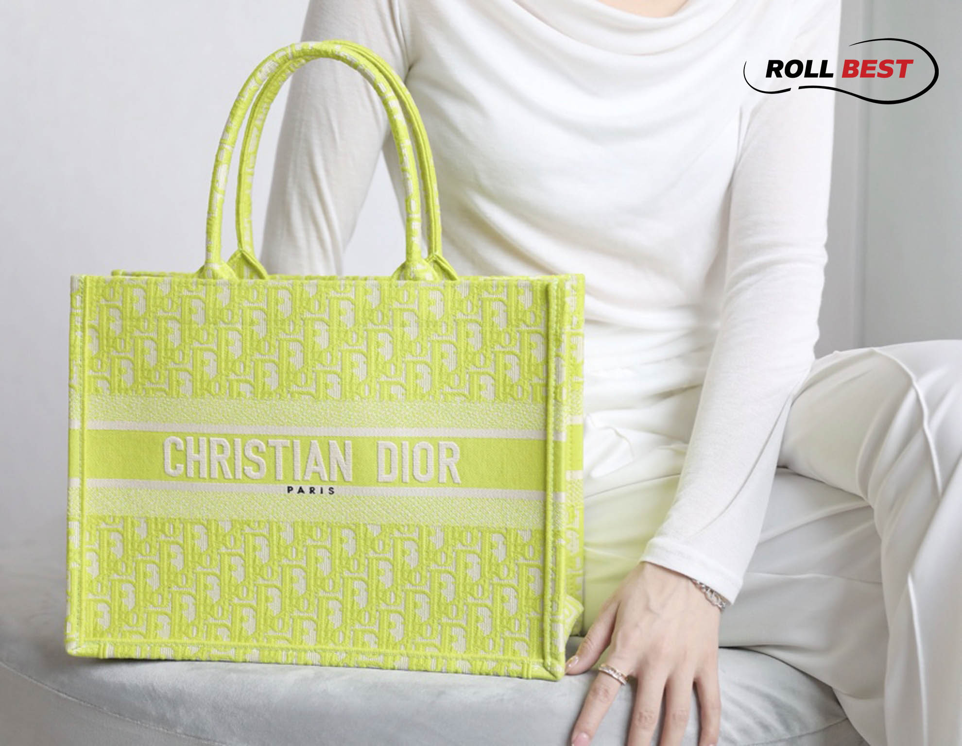 Túi Dior Women Dior Book Tote Oblique Neon