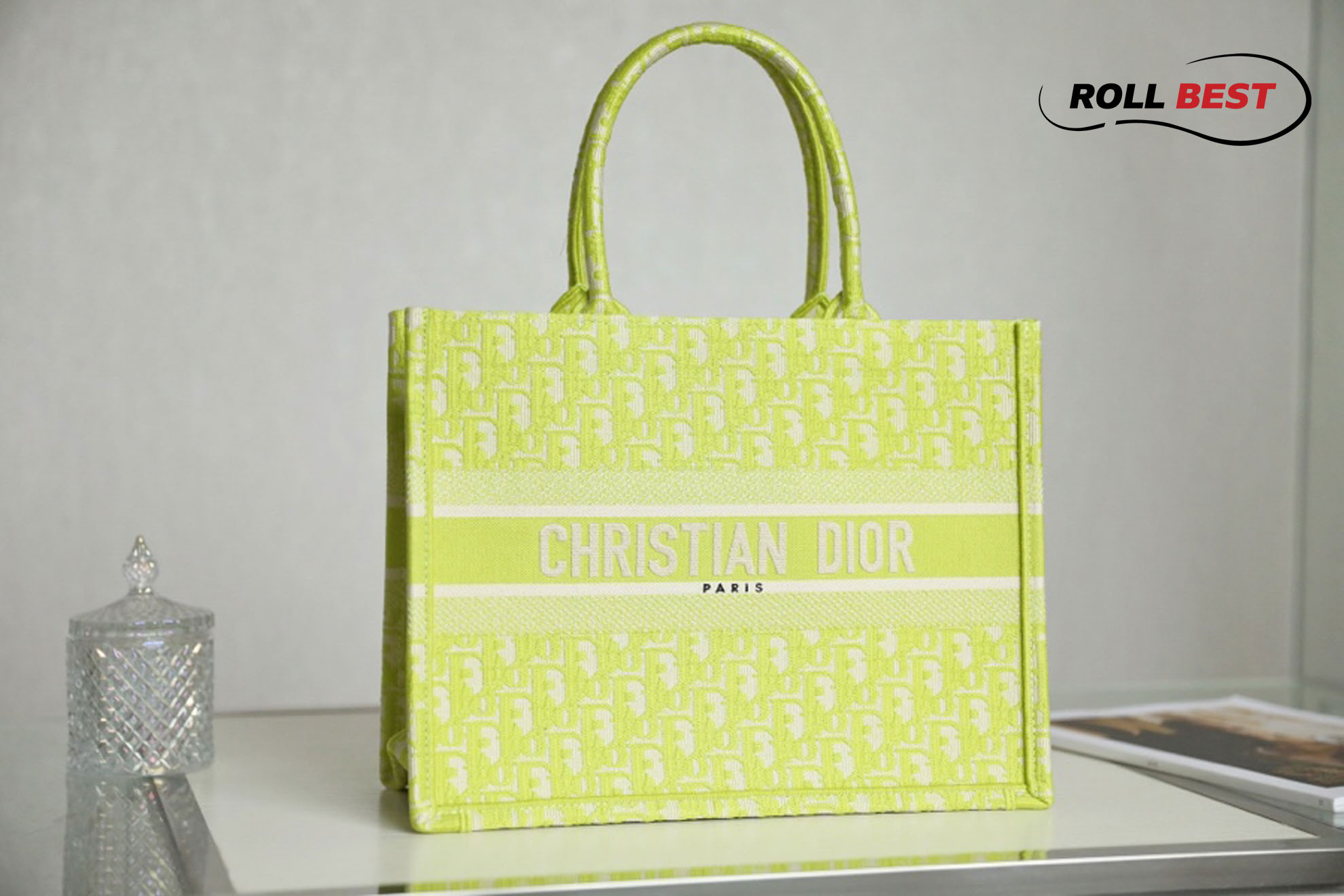 Túi Dior Women Dior Book Tote Oblique Neon