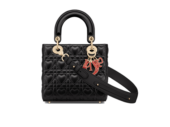 Túi Dior Women Dioramour my Abcdior Lady Dior Bag Cannage Lambskin with Heart Motif