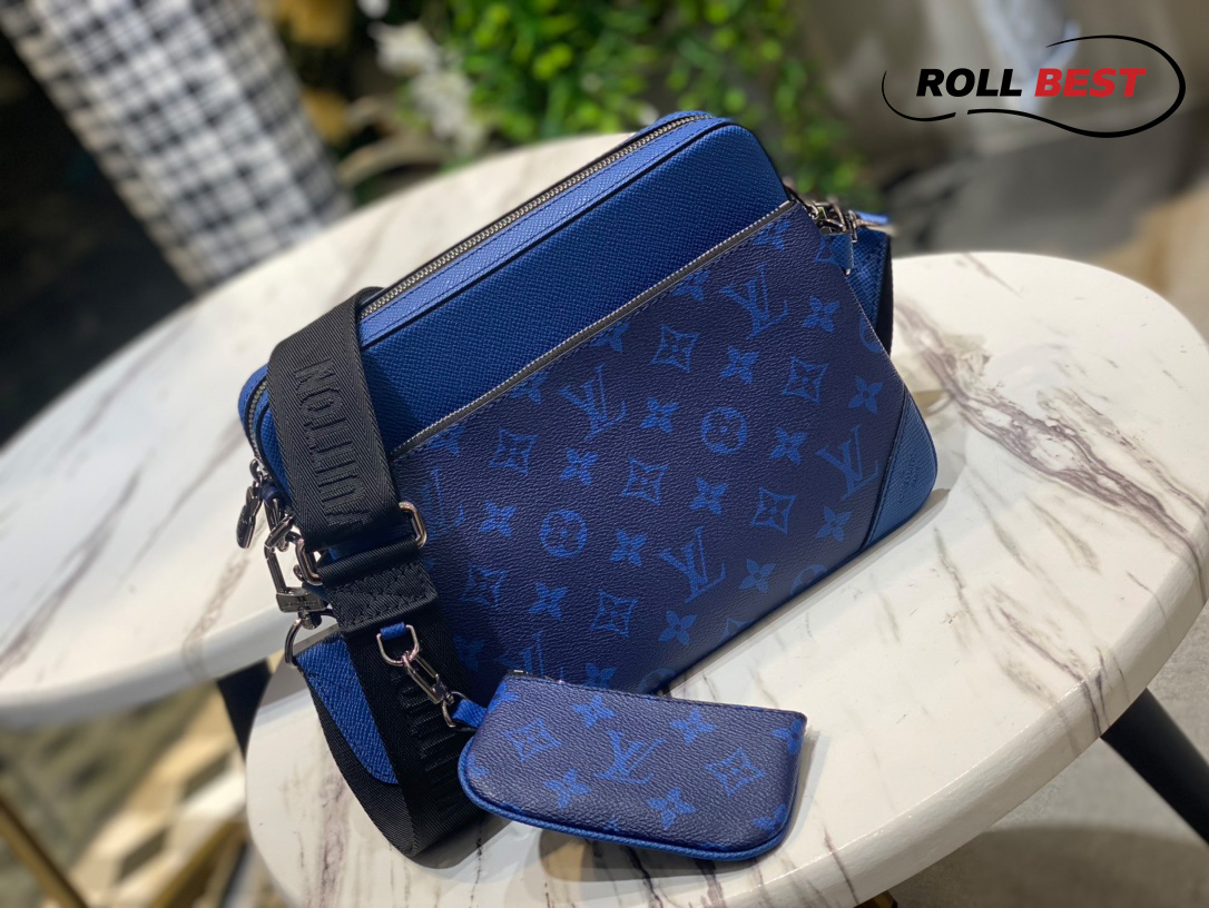 Túi Đeo Chéo Louis Vuitton LV Trio Messenger Bag Monogram Blue