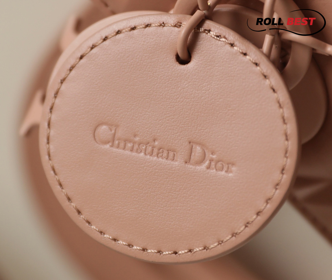 Túi Lady Dior Bag Blush Diamond Calfskin