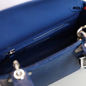 Túi Lady Dior Bag Lizard Skin Royal Blue