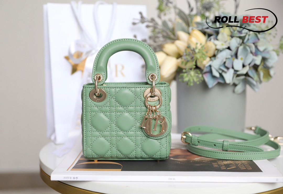 Túi Lady Dior Micro Bag Mini Green