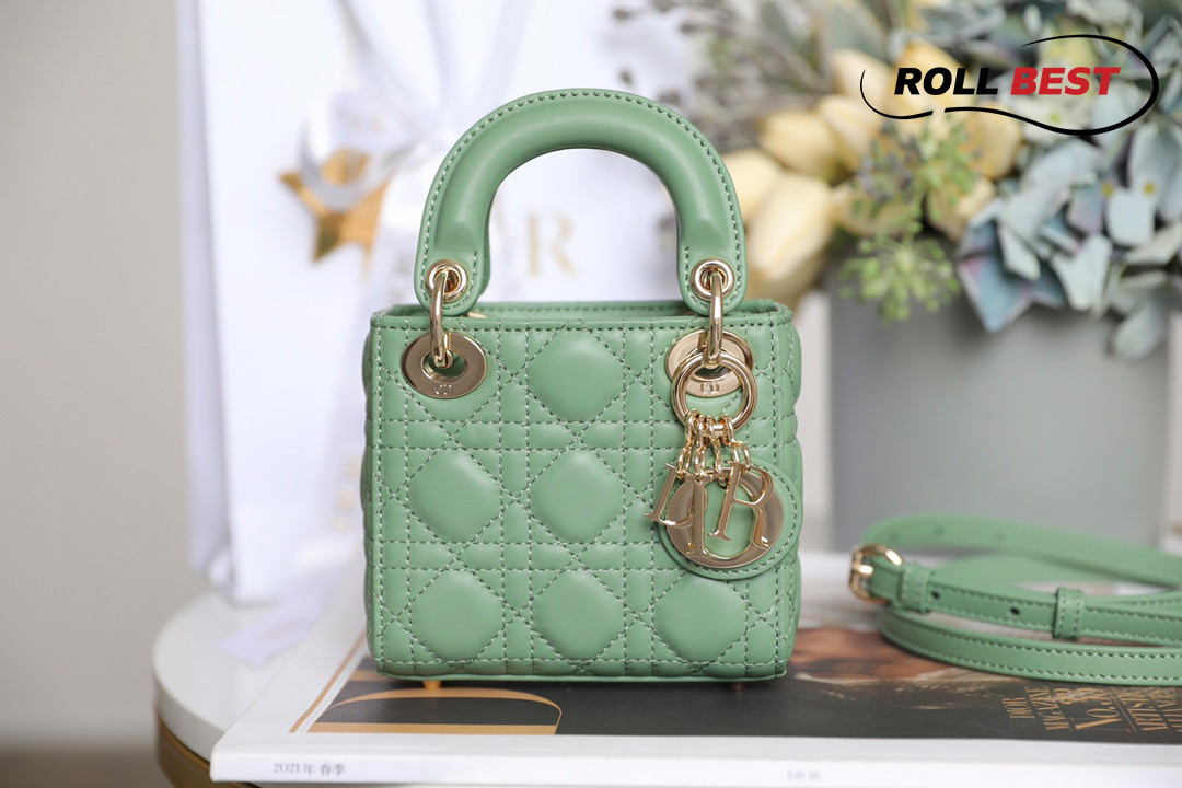 Túi Lady Dior Micro Bag Mini Green