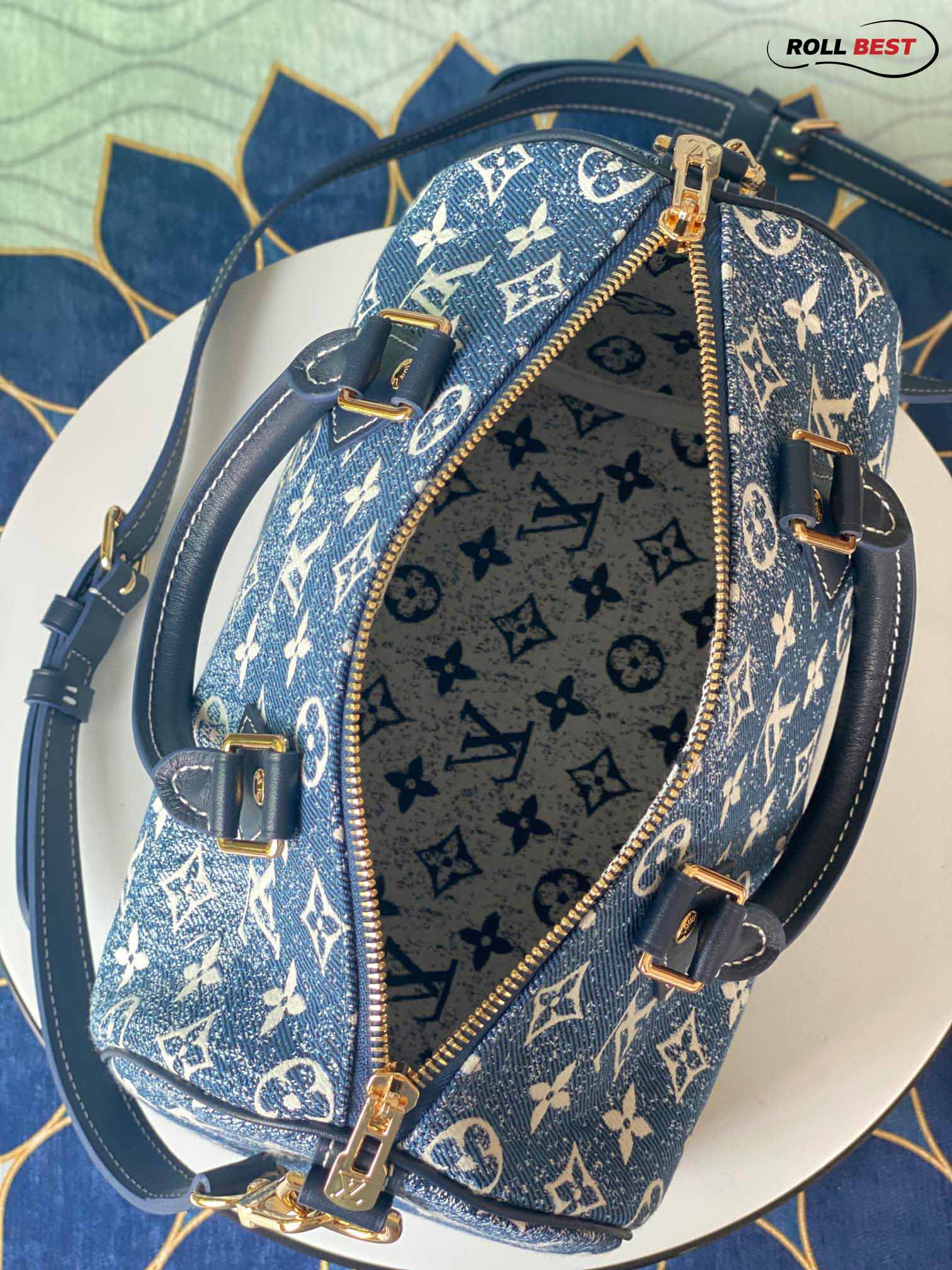 Túi Louis Vuitton Speedy Bandoulière 20 Bag Denim Jacket