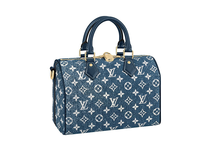 Túi Louis Vuitton Speedy Bandoulière 20 Bag Denim Jacket