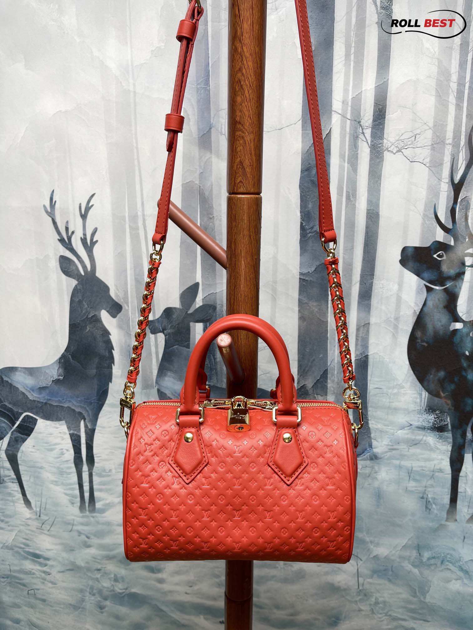 Túi Louis Vuitton Speedy Bandoulière 20 Bag Red