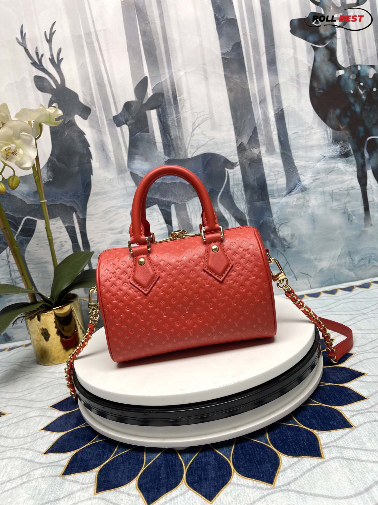 Túi Louis Vuitton Speedy Bandoulière 20 Bag Red