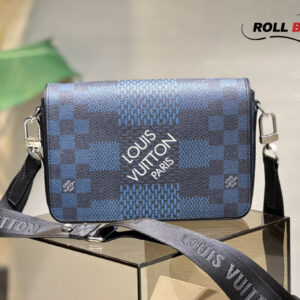 Túi Louis Vuitton Studio Messenger Bag Limited Edition Damier Graphite 3D Blue