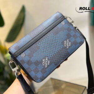 Túi Louis Vuitton Studio Messenger Bag Limited Edition Damier Graphite 3D Blue