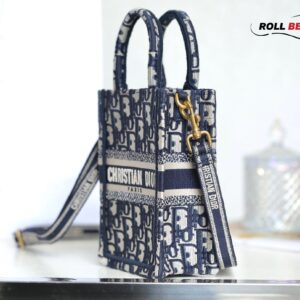 Túi Mini Dior Book Tote Phone Bag Xanh