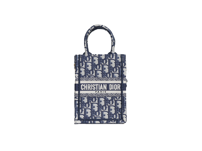 Túi Mini Dior Book Tote Phone Bag Xanh