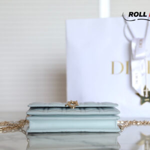 Túi Miss Dior Mini Bag Placid Blue Cannage Lambskin