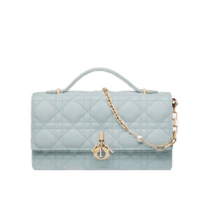 Túi Miss Dior Mini Bag Placid Blue Cannage Lambskin
