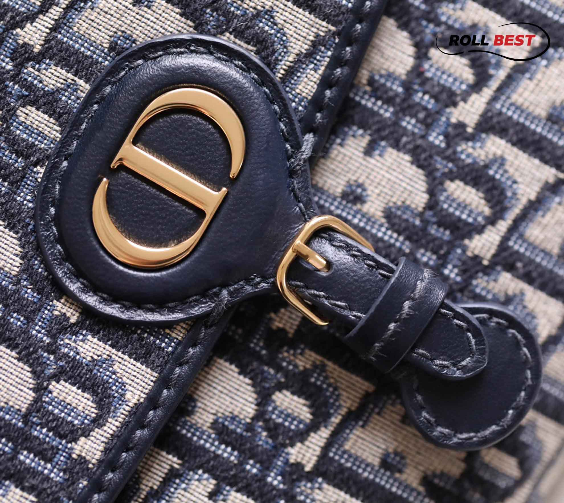 Túi Nữ Dior Bobby East-West Pouch With Chain 'Blue'