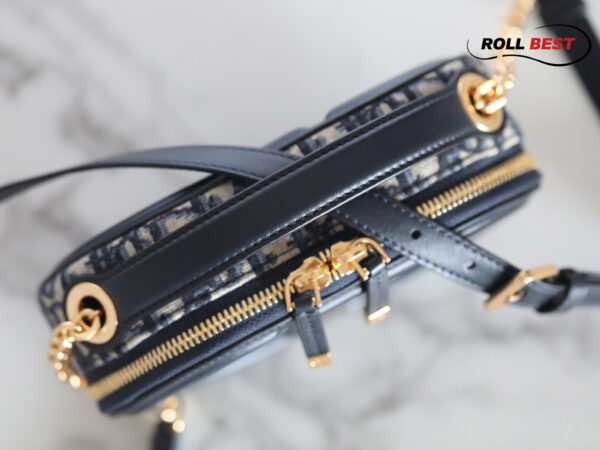 Túi Nữ Dior CD Signature Oval Camera Bag 'Blue Oblique'